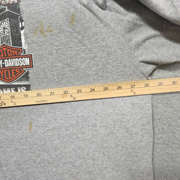 Harley Davidson Shirt Mens 4XL 105th Milwaukee This is where home is Gray 2008 - Picture 4 of 11